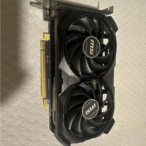 MSI Dual-Fan Black Graphics Card